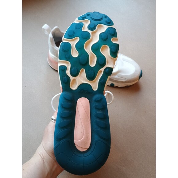 NIKE Women Air Max 270 REACT American Modern Summit Running Shoes Sz 9.5 - Picture 12 of 14